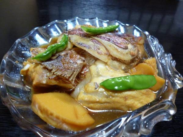 鯛のかぶと煮