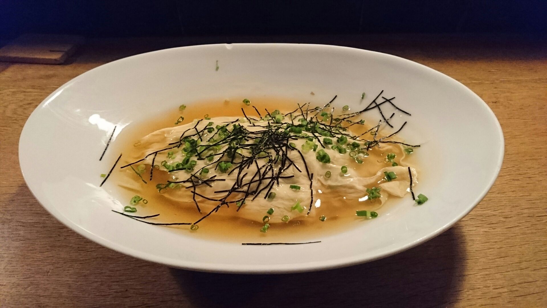 高菜ピラフの湯葉オムライス