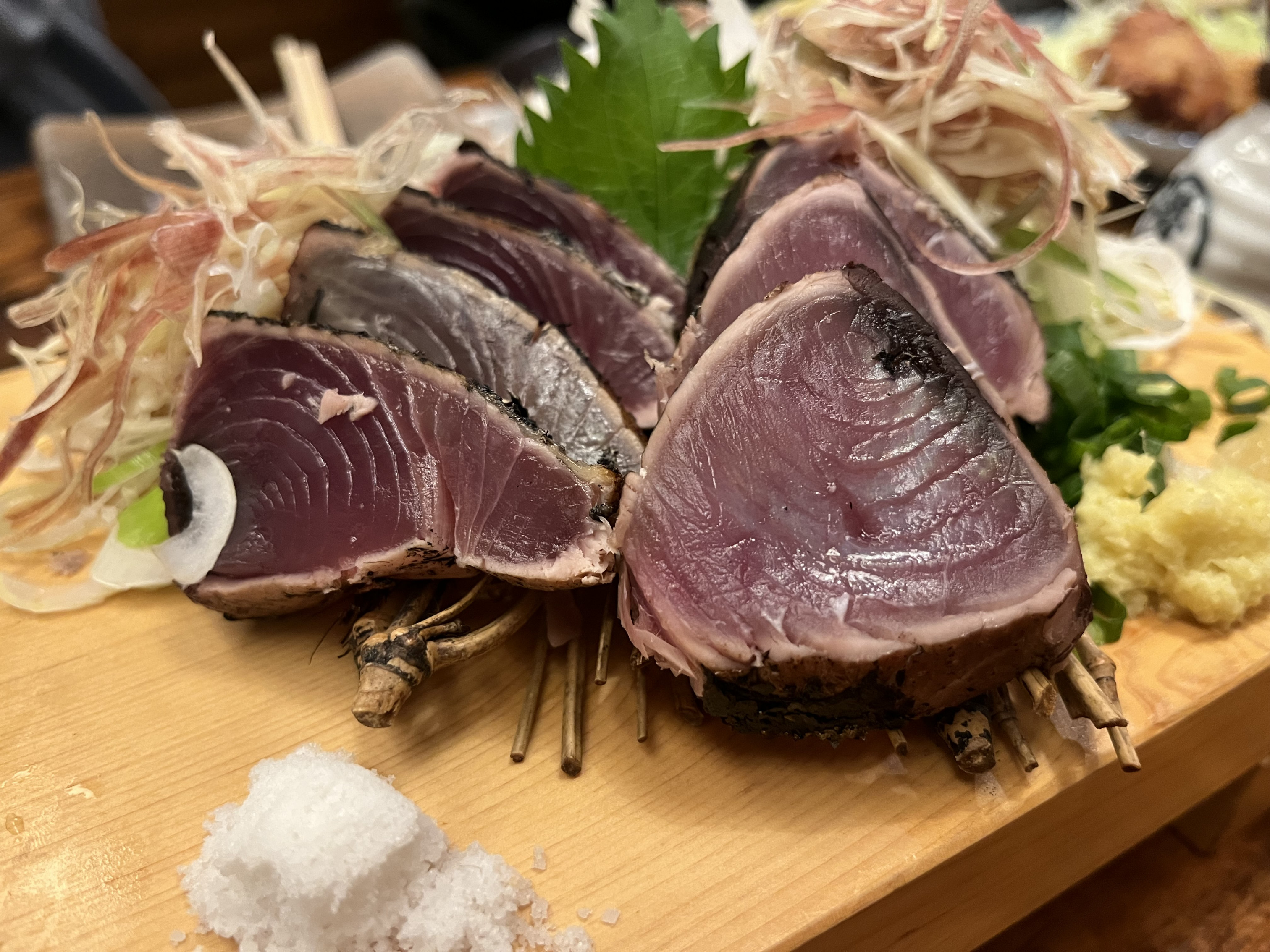 かつおの藁焼き