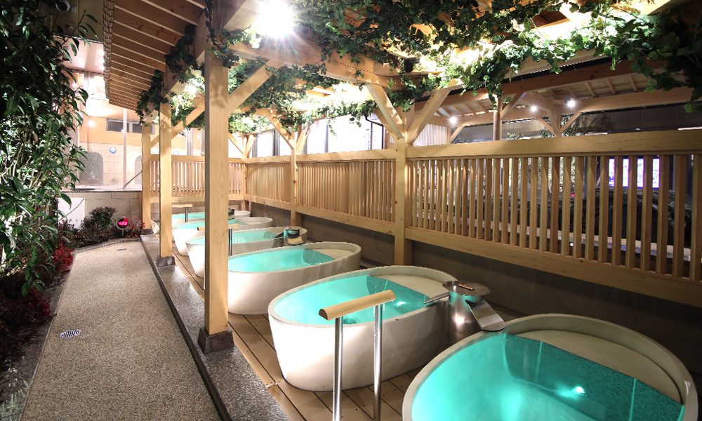 泡の壺湯