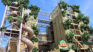 森のアスレチック